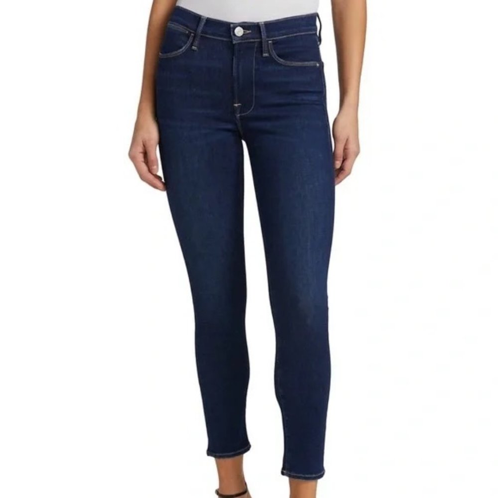 FRAME Women's Le High Skinny Indigo Denim Jeans Size 23